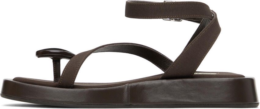 GIABORGHINI Brown GIA RHW Rosie 18 Sandals - Picture 3