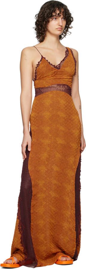 GIABORGHINI Orange Rosie 16 Sandals - Picture 4