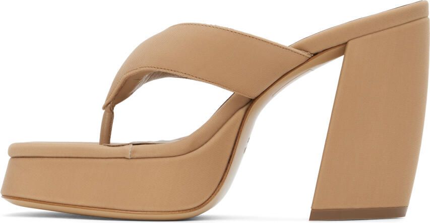 GIABORGHINI Tan Gia 17 Heeled Sandals - Picture 3