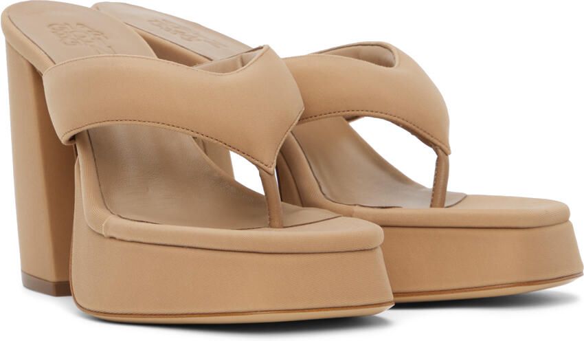 GIABORGHINI Tan Gia 17 Heeled Sandals - Picture 2