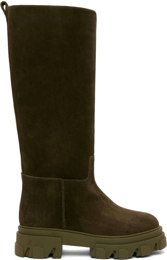 GIABORGHINI Khaki Perni 07 Mid-Calf Boots - Picture 5