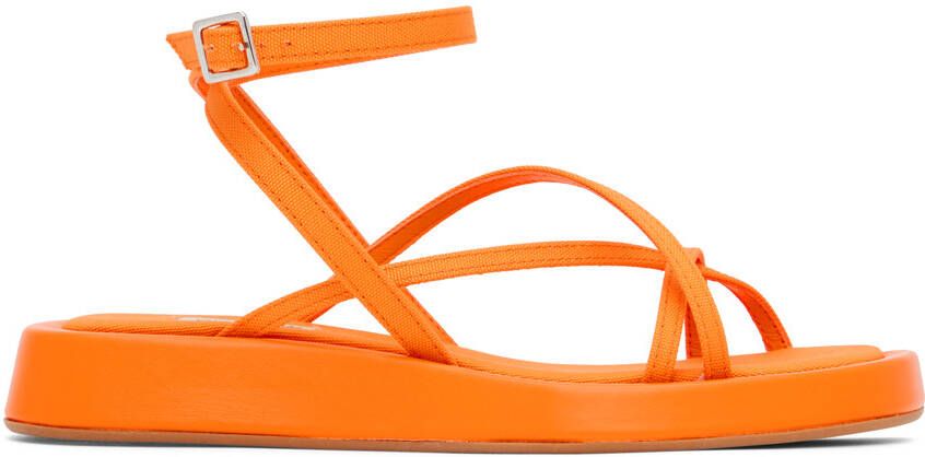 GIABORGHINI Orange Rosie 16 Sandals - Picture 5