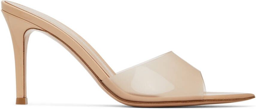 Gianvito Rossi Beige Elle 85 Heels - Picture 5