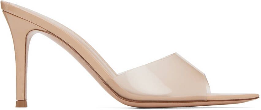 Gianvito Rossi Beige Elle 85 Heeled Sandals - Picture 6