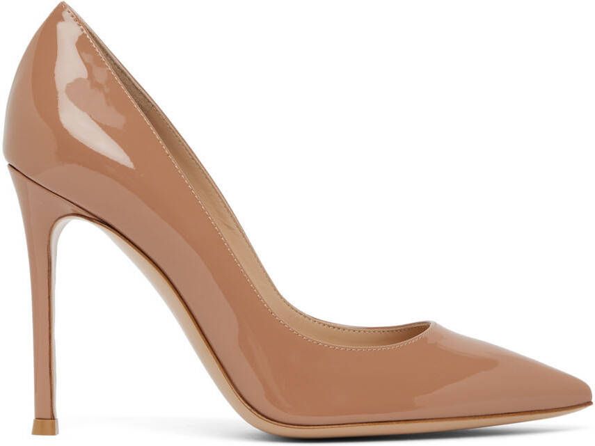 Gianvito Rossi Beige Gianvito 105 Heels