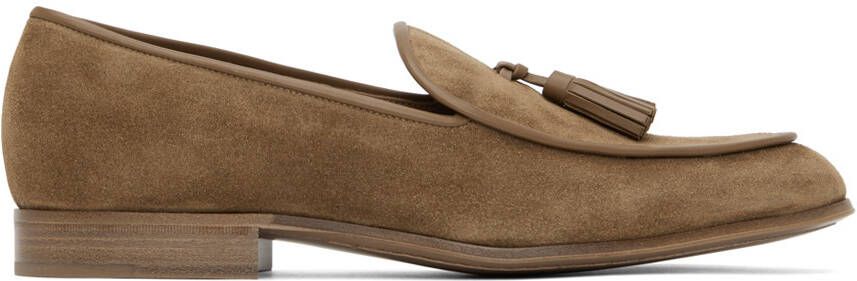Gianvito Rossi Beige Julio Loafers - Picture 4