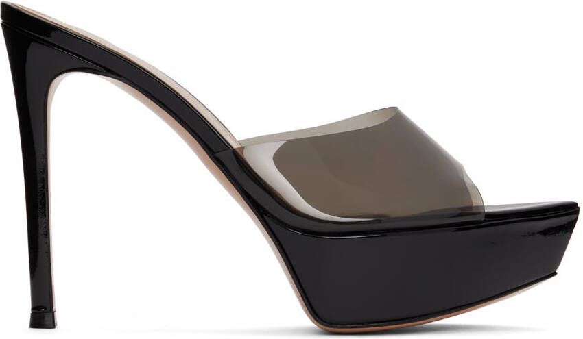 Gianvito Rossi Black Betty Heeled Sandals - Picture 5