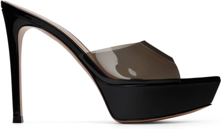 Gianvito Rossi Black Betty Platform Sandals