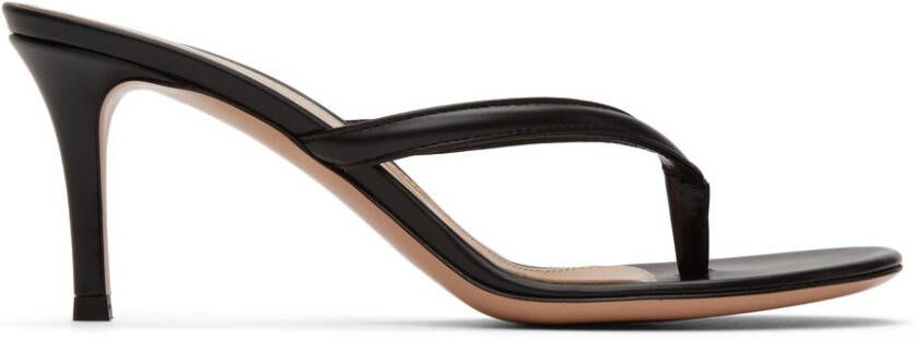 Gianvito Rossi Black Calypso 70 Heeled Sandals - Picture 5