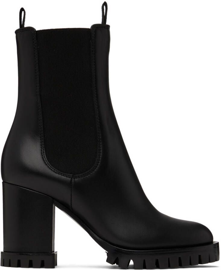 Gianvito Rossi Black Chester 70 Chelsea Boots - Picture 2