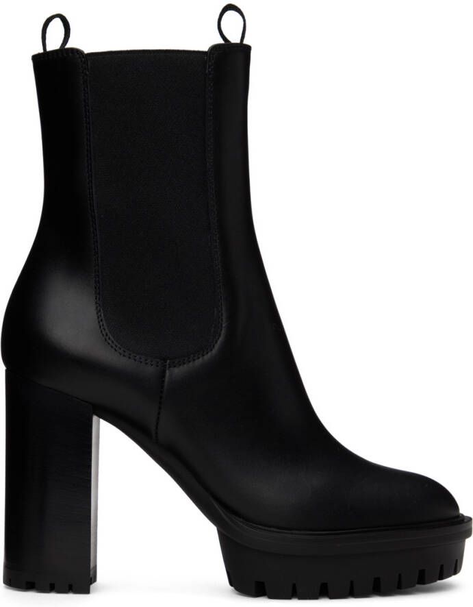 Gianvito Rossi Black Chester 70 Chelsea Boots - Picture 2