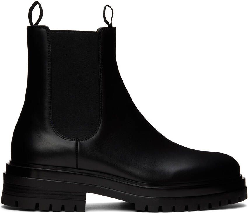 Gianvito Rossi Black Chester Chelsea Boots - Picture 5