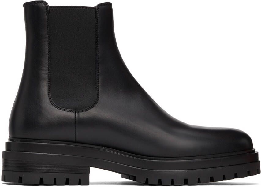 Gianvito Rossi Black Chester Chelsea Boots - Picture 5