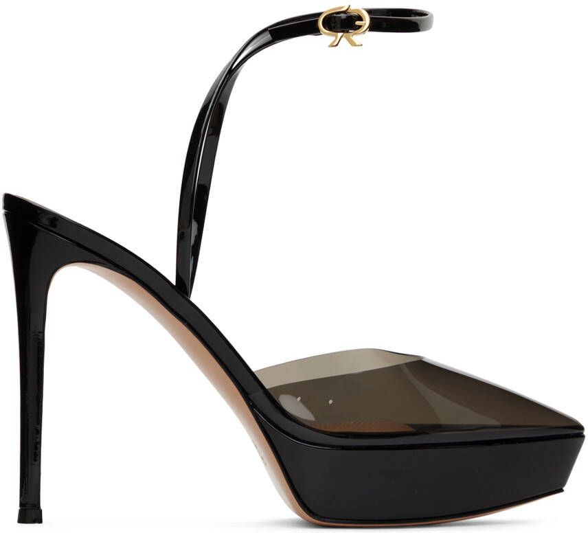 Gianvito Rossi Black Dashiel Heels - Picture 5