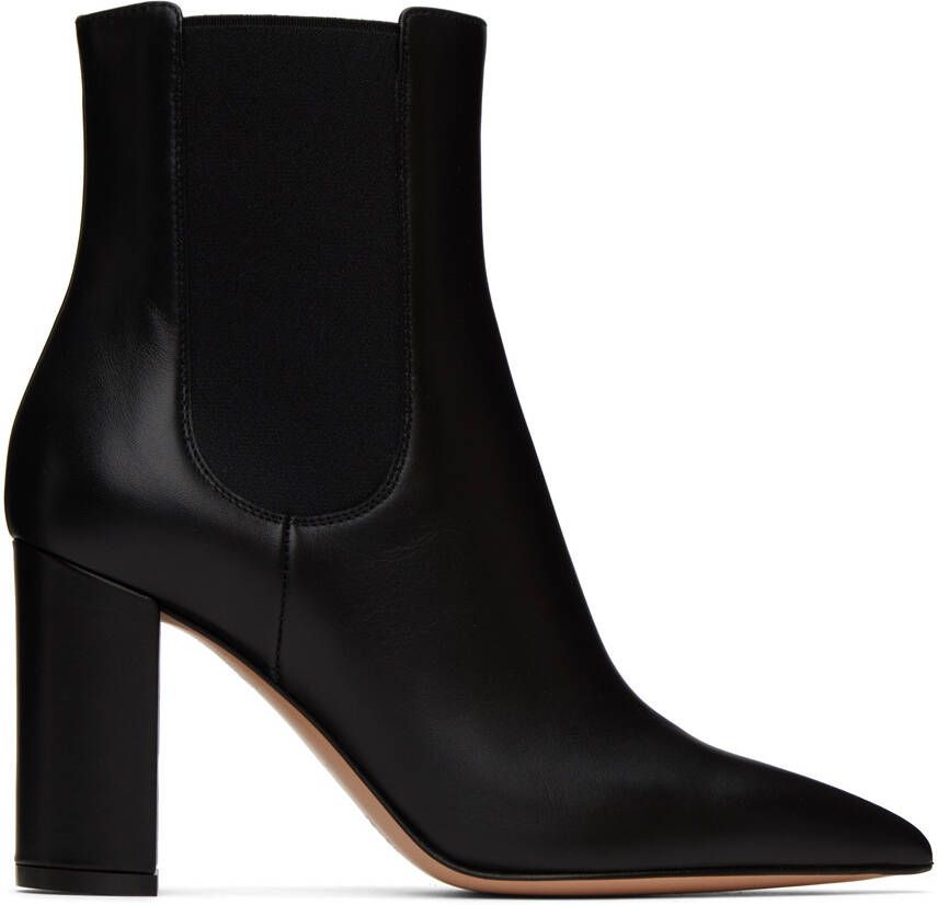 Gianvito Rossi Black Glove Boots - Picture 5