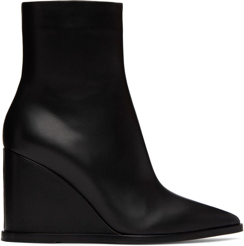 Gianvito Rossi Black Hamnes Boots - Picture 5