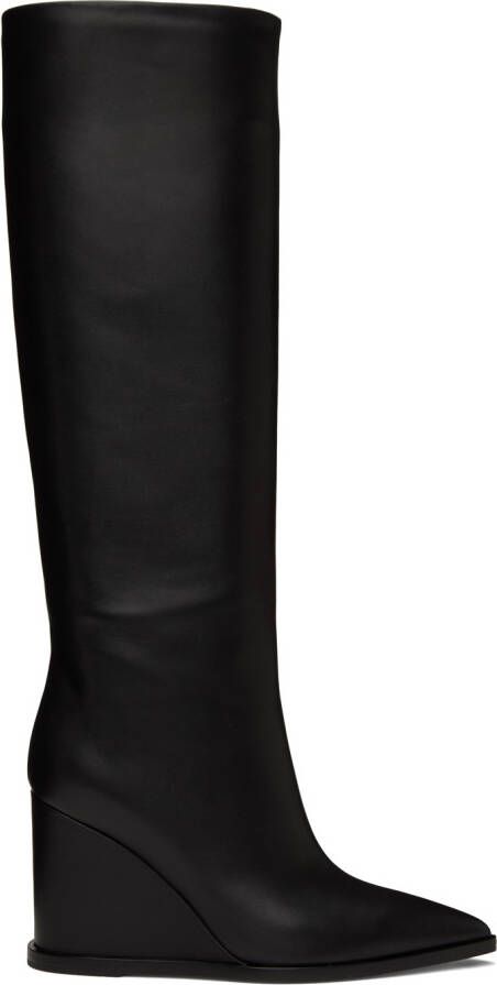 Gianvito Rossi Black Hamnes Tall Boots - Picture 2