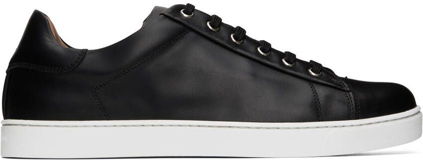 Gianvito Rossi Black Handcrafted Calfskin Sneakers