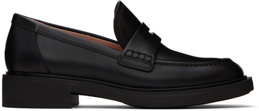 Gianvito Rossi Black Harris Loafers - Picture 5