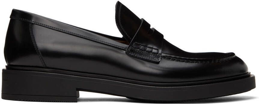 Gianvito Rossi Black Harris Loafers - Picture 5
