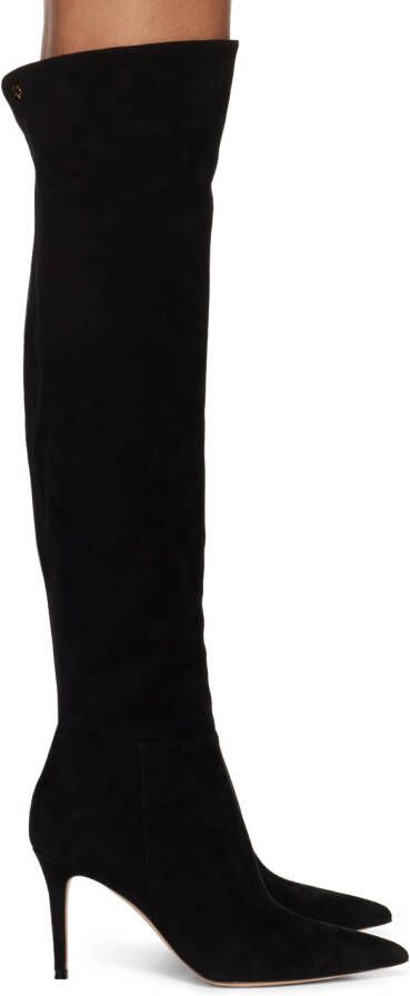 Gianvito Rossi Black Jules Tall Boots