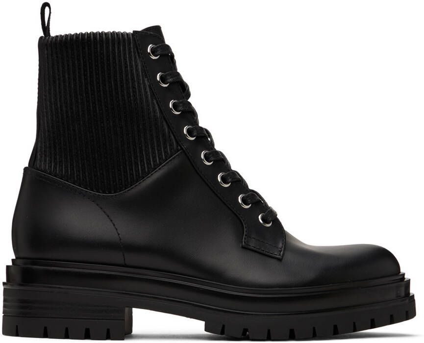 Gianvito Rossi Black Martis Ankle Boots - Picture 3