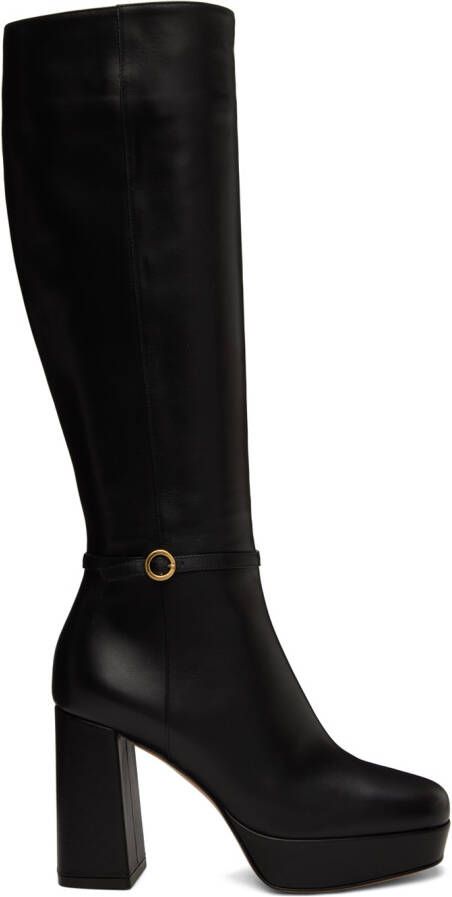 Gianvito Rossi Black Moreau Tall Boots - Picture 5