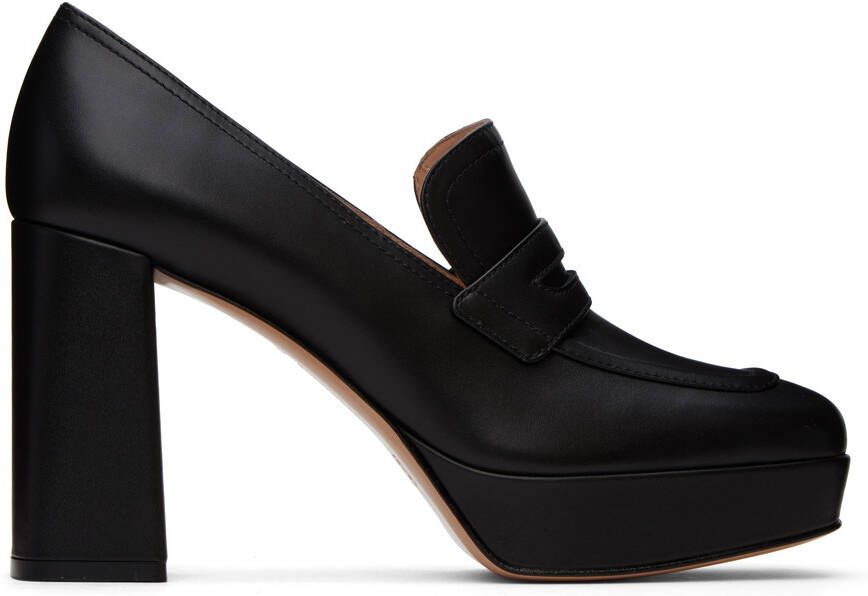 Gianvito Rossi Black Rouen Heels