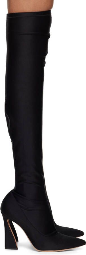 Gianvito Rossi Black Vertigo Tall Boots - Picture 3