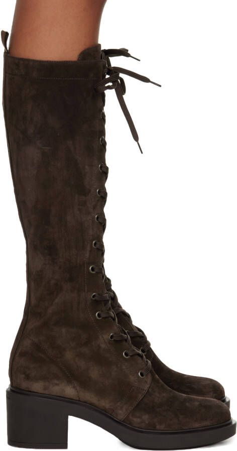 Gianvito Rossi Brown Foster Boots - Picture 5