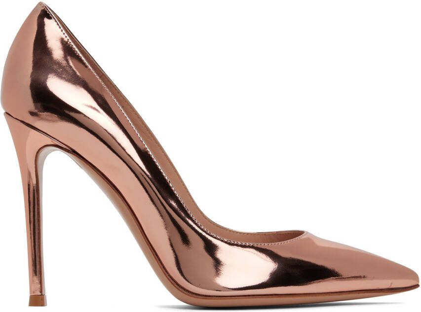 Gianvito Rossi Brown Gianvito 105 Heels - Picture 5