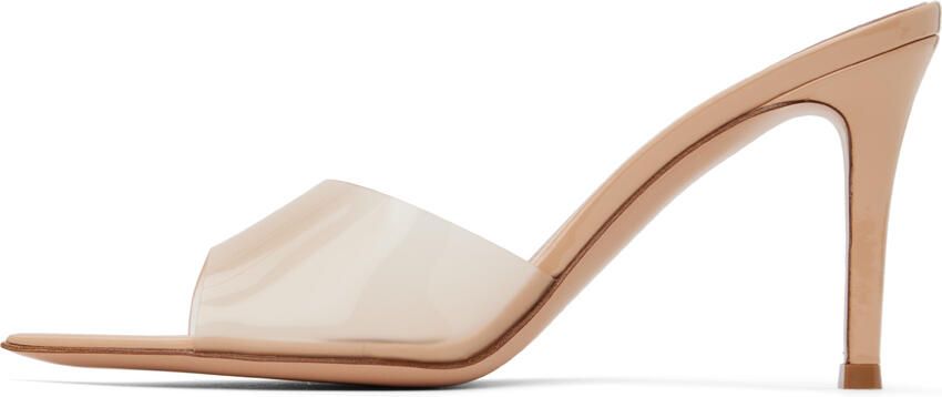 Gianvito Rossi Beige Elle 85 Heeled Sandals - Picture 3