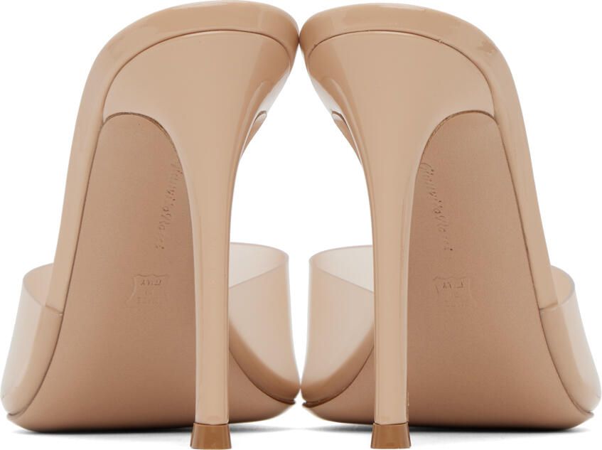 Gianvito Rossi Beige Elle 85 Heeled Sandals