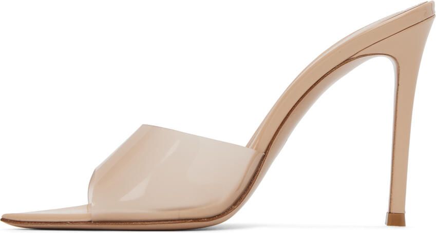 Gianvito Rossi Beige Elle 85 Heeled Sandals - Picture 3