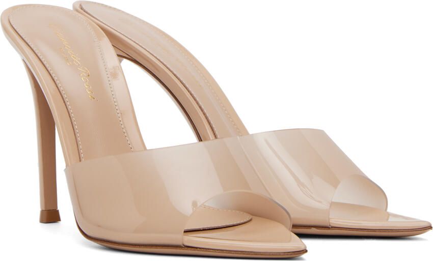 Gianvito Rossi Beige Elle 85 Heeled Sandals - Picture 2