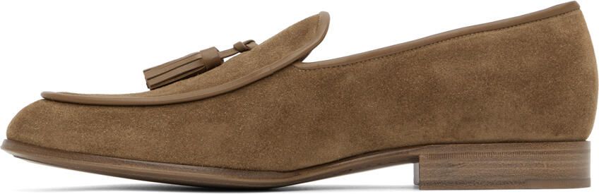 Gianvito Rossi Beige Julio Loafers - Picture 3