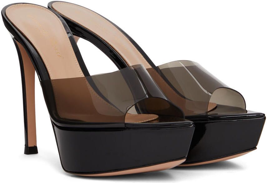 Gianvito Rossi Black Betty Heeled Sandals - Picture 2