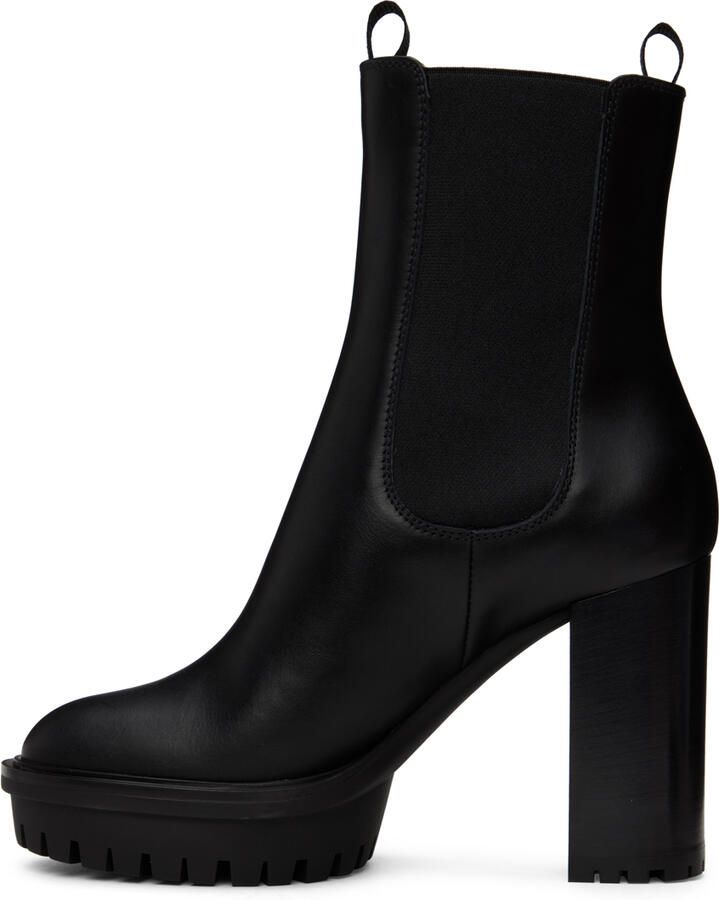 Gianvito Rossi Black Chester 70 Chelsea Boots