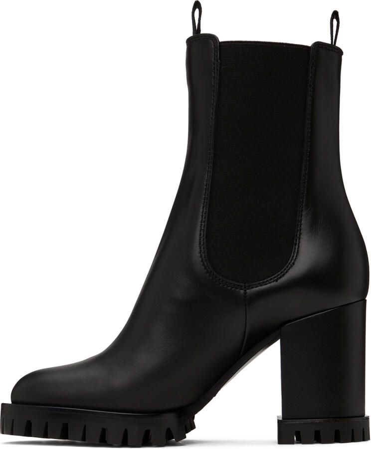 Gianvito Rossi Black Chester 70 Chelsea Boots