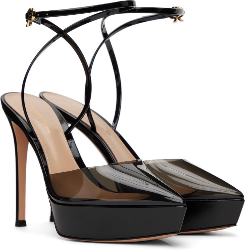 Gianvito Rossi Black Dashiel Heels