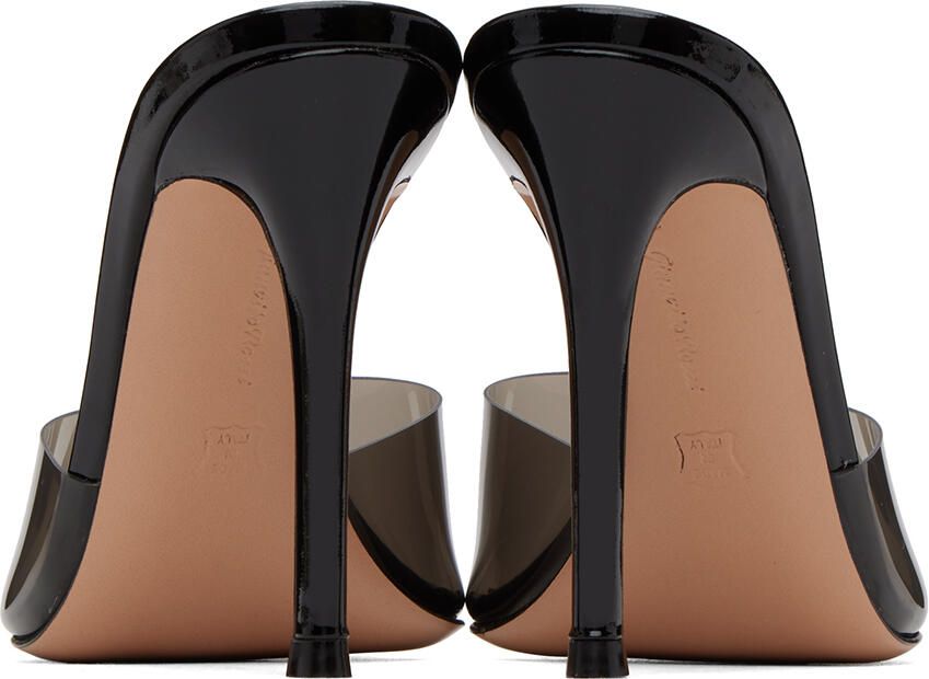 Gianvito Rossi Black Elle 105 Heeled Sandals