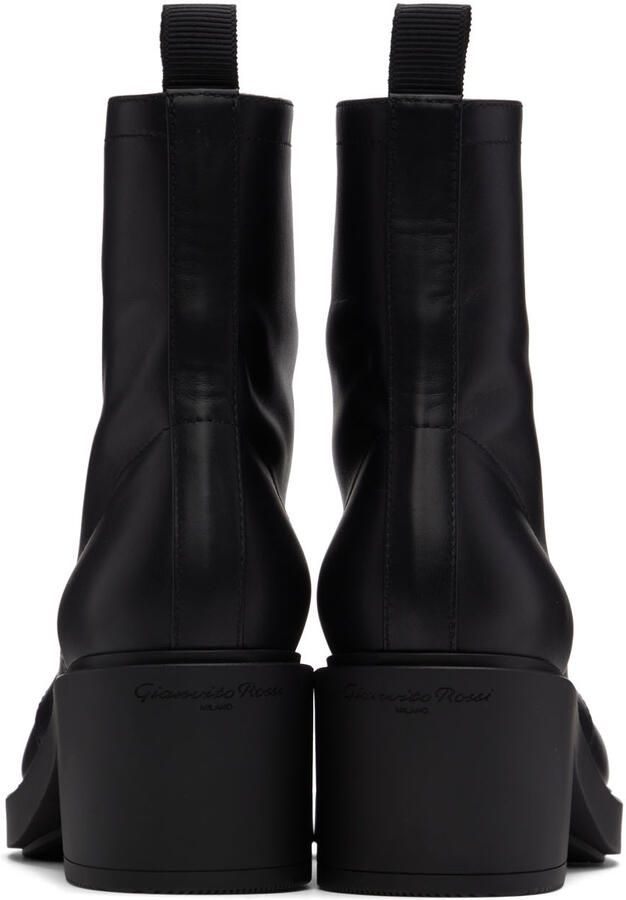 Gianvito Rossi Black Foster Boots - Picture 3