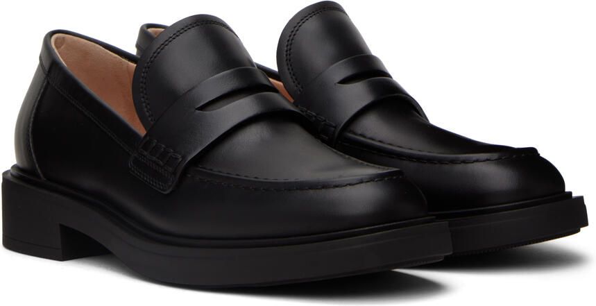 Gianvito Rossi Black Harris Loafers - Picture 2