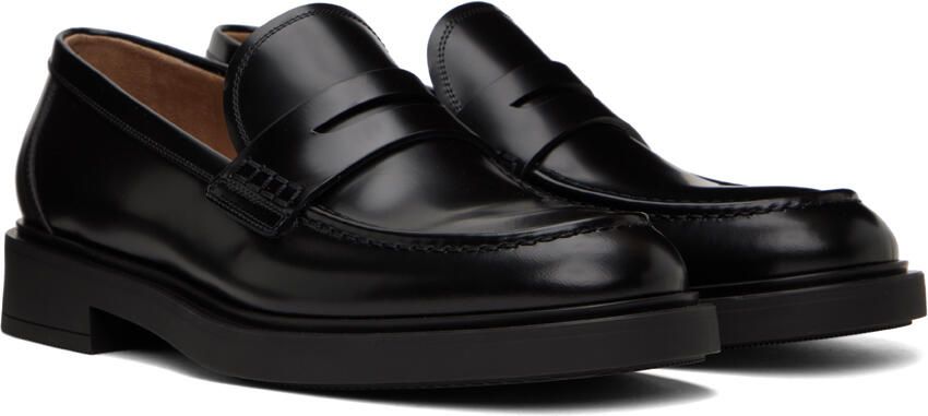 Gianvito Rossi Black Harris Loafers - Picture 2