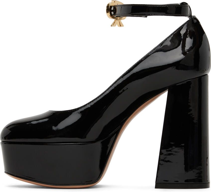 Gianvito Rossi Black Manila Heels - Picture 3