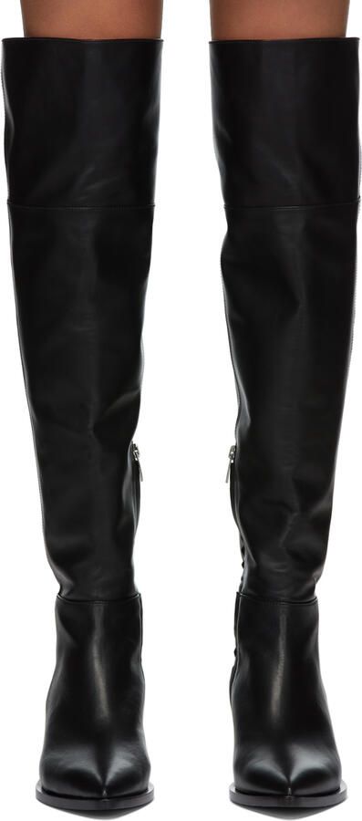 Gianvito Rossi Black Over-The-Knee Boots - Picture 2