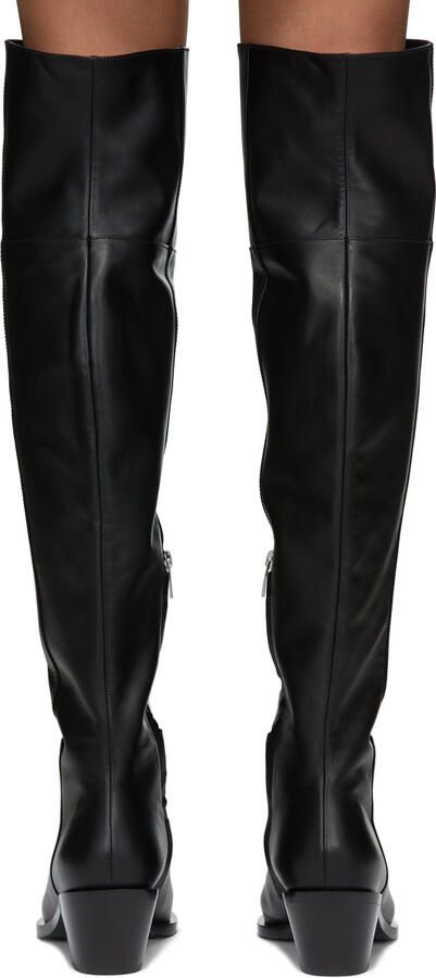 Gianvito Rossi Black Over-The-Knee Boots
