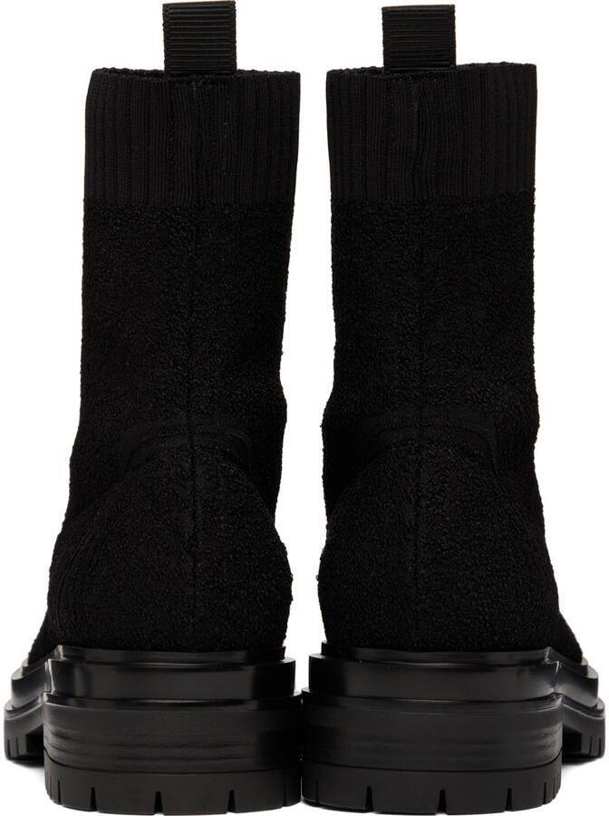 Gianvito Rossi Black Torrance Sock Boots - Picture 3