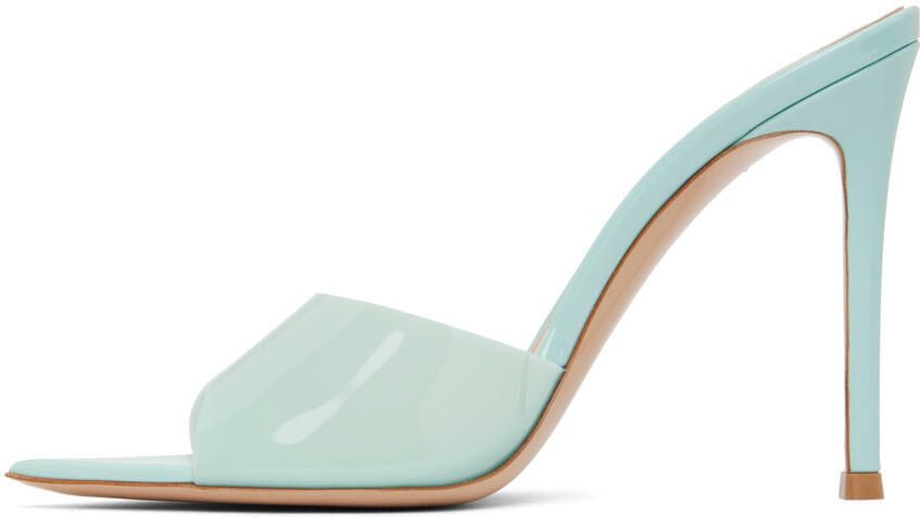 Gianvito Rossi Blue Elle 105 Heeled Sandals - Picture 3