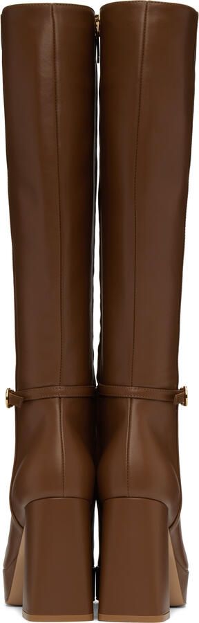 Gianvito Rossi Brown Moreau Boots - Picture 5